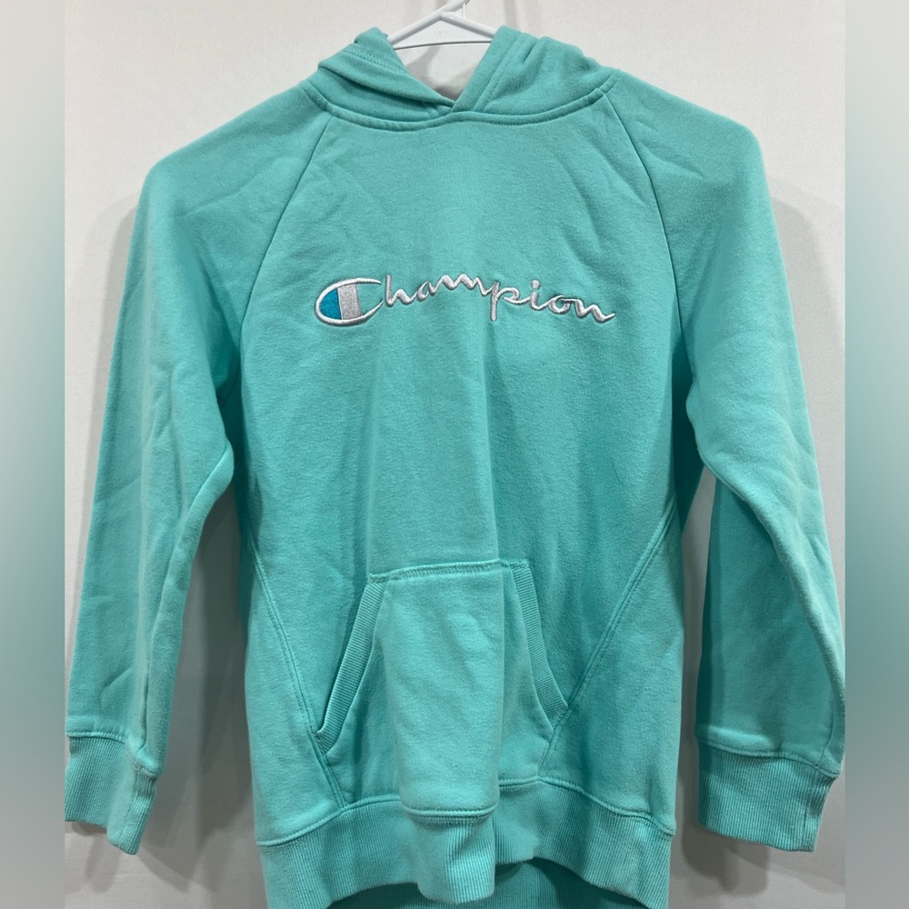 Girls gently used Large Champion athletic wear hoodie